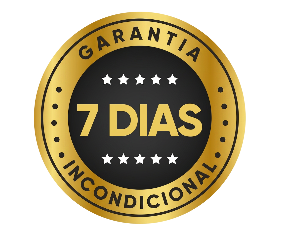 Selo de garantia incondicional de 7 dias